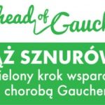 Zielone sznurówki dla wsparcia osób z chorobą Gauchera