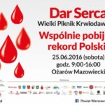 Weź udział w próbie pobicia rekordu Polski w oddawaniu krwi